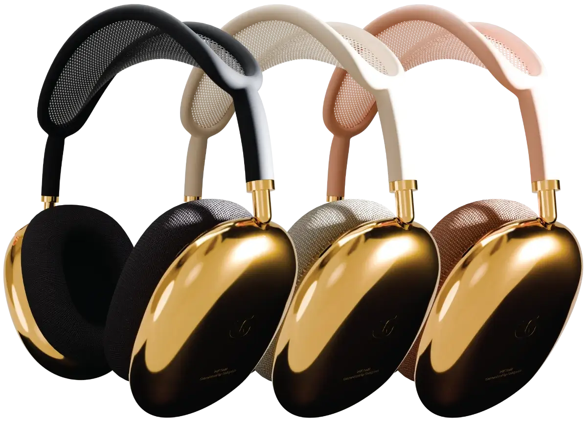 24k-Gold-Apple-AirPods-Max-Midnight-Starlight-Orange