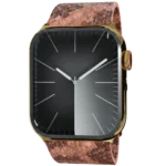 Gold Apple Watch 11 with Brown Python Strap - Image 3