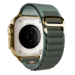 Ultra 3 Watch with Green Ocean Band 24k Gold Customized - Image 2
