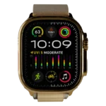 Ultra 3 Watch with Alpine Loop Band 24k Gold Customized