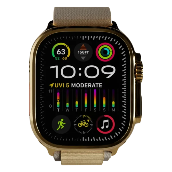 Ultra 3 Watch with Alpine Loop Band 24k Gold Customized