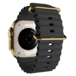 Ultra 3 Watch with Black Ocean Band 24k Gold Customized - Image 2