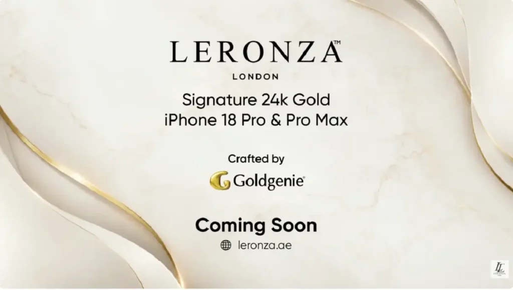 LERONZA Signature iPhone luxury collection crafted by Goldgenie